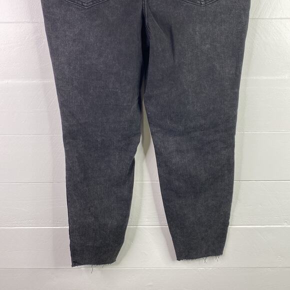 MAURICES Black Mineral Washed High Rise Everflex Skinny Jeans Size 14 Short - Picture 4 of 11